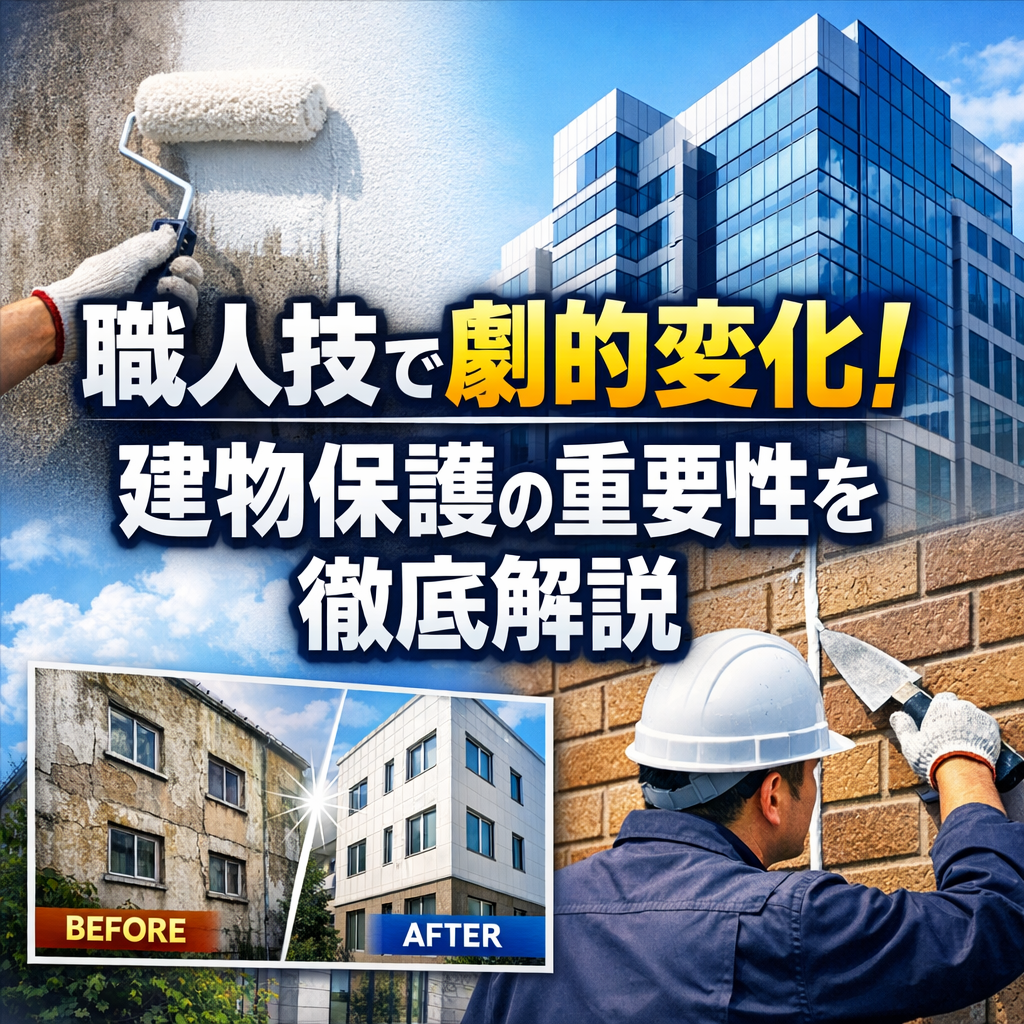 職人技で劇的変化！建物保護の重要性を徹底解説