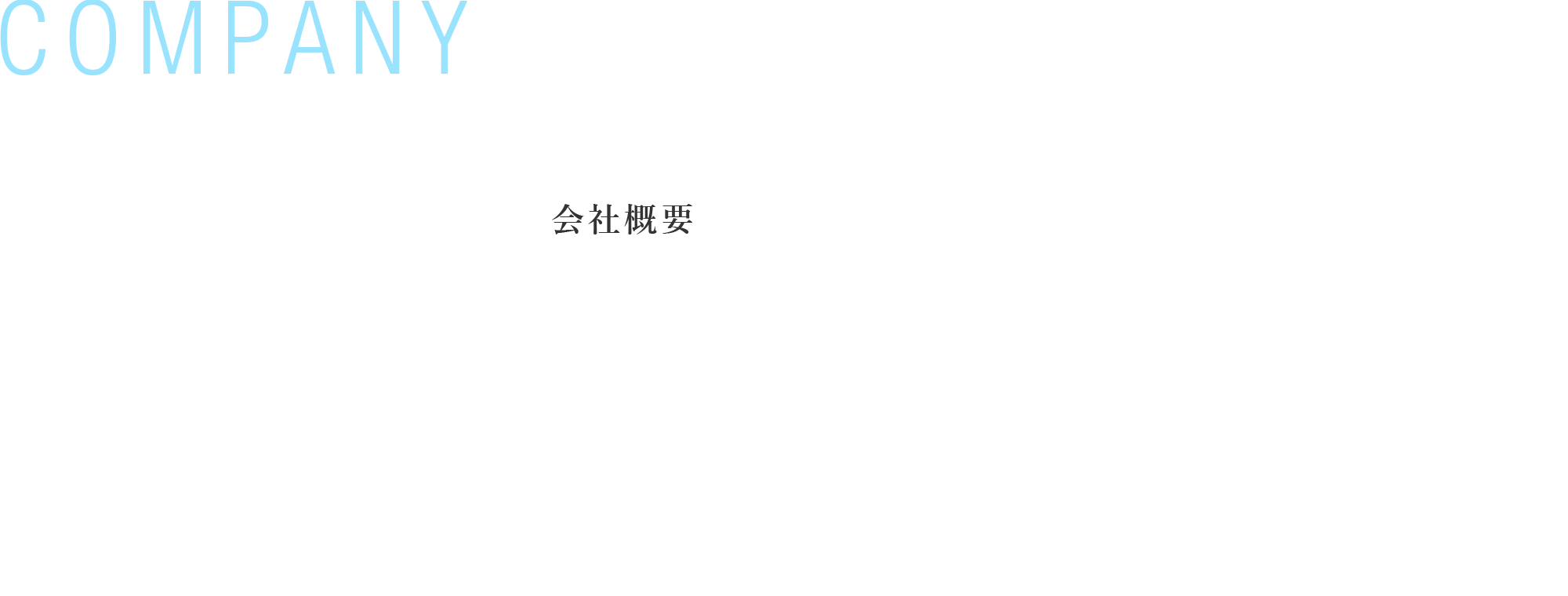 会社概要